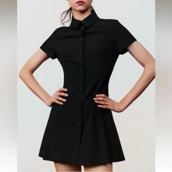 ZARA MINI SHIRT DRESS - Picture 2 of 4